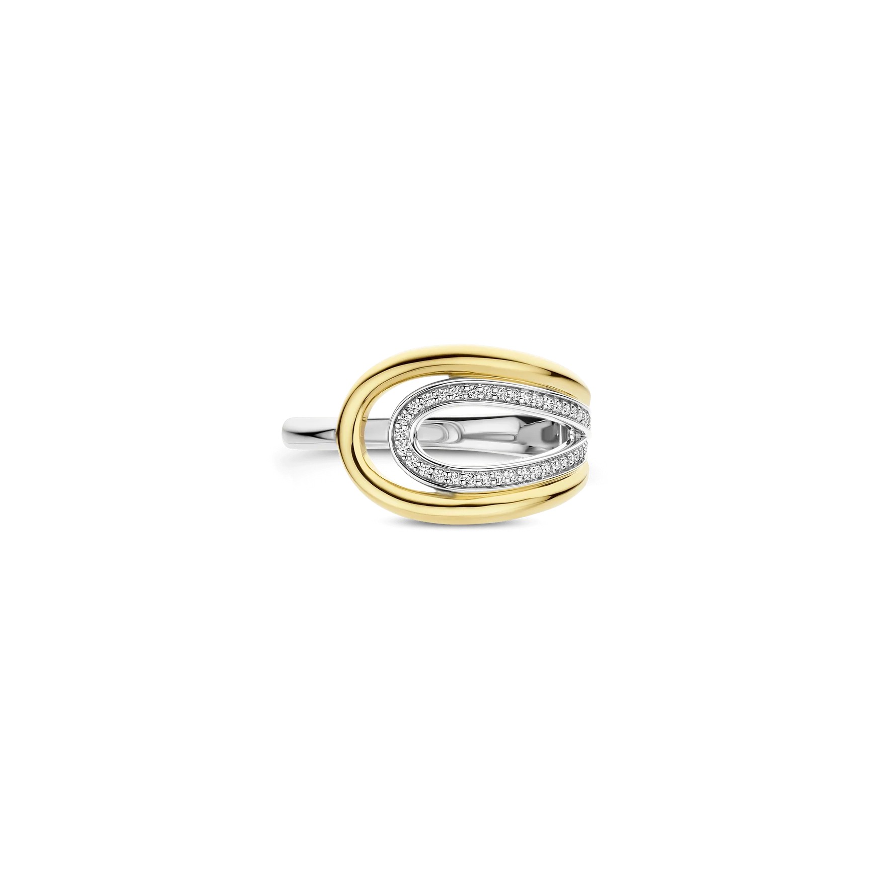 Ti Sento - Organic Zirconia Ring