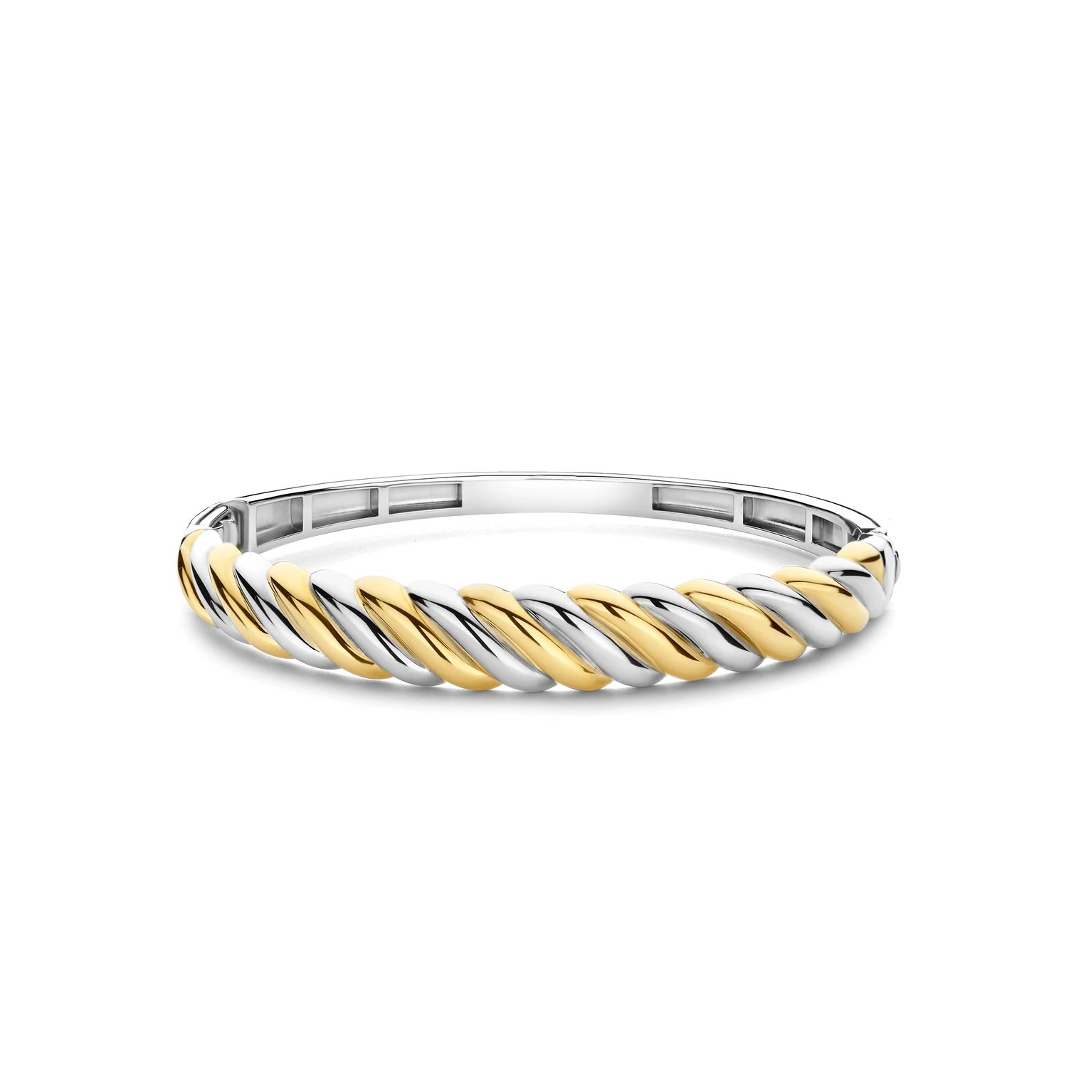Ti Sento - Twisted Bicolor Bangle