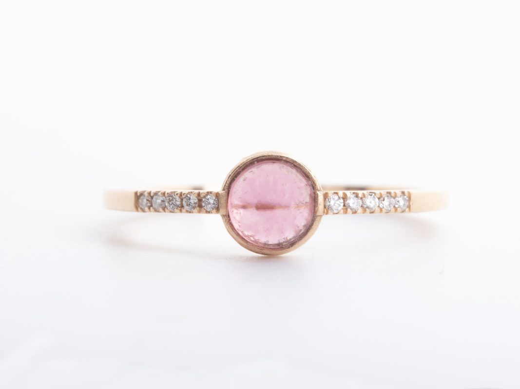 Anillo Amaia con turmalina