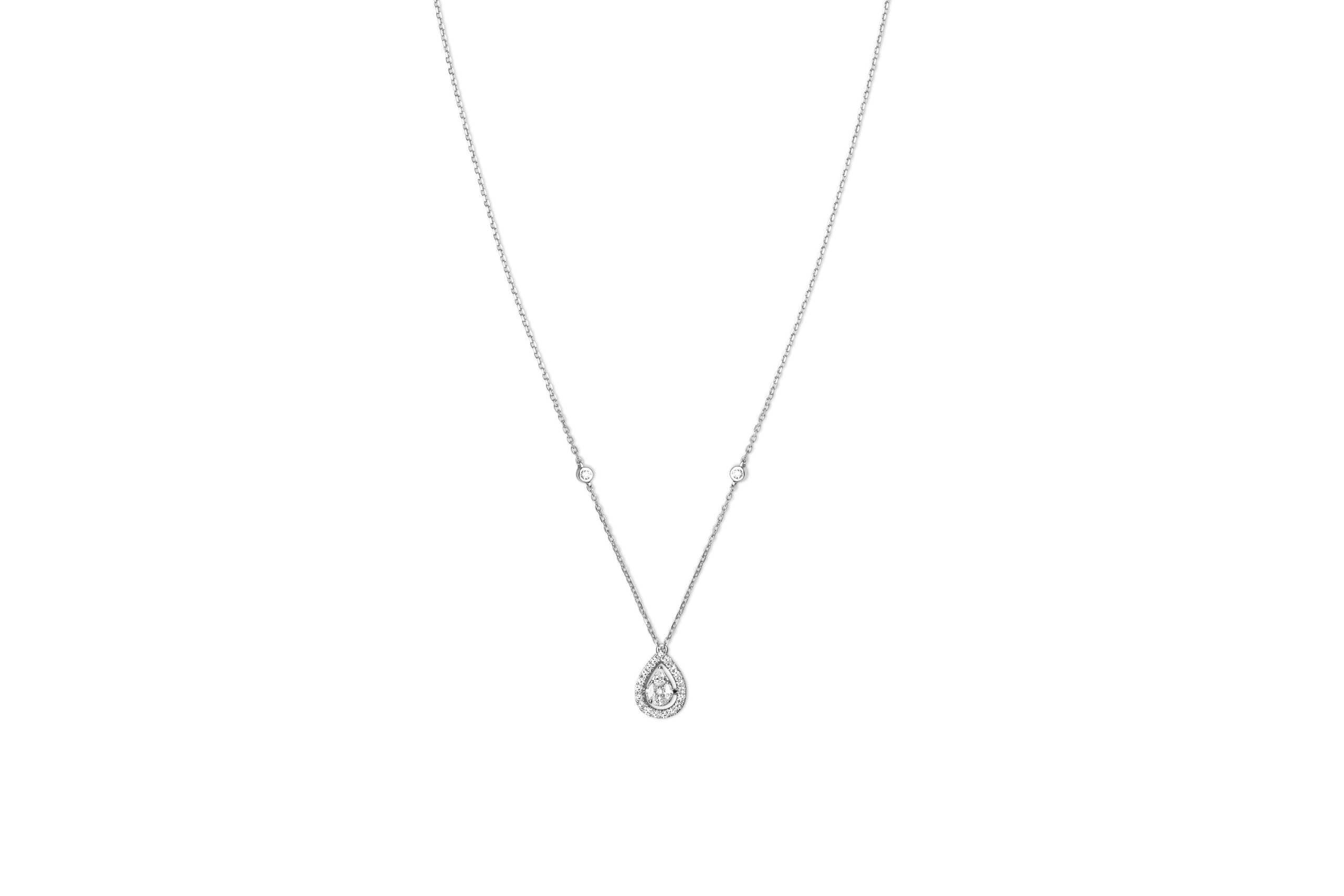 Collar Djula gota con diamantes
