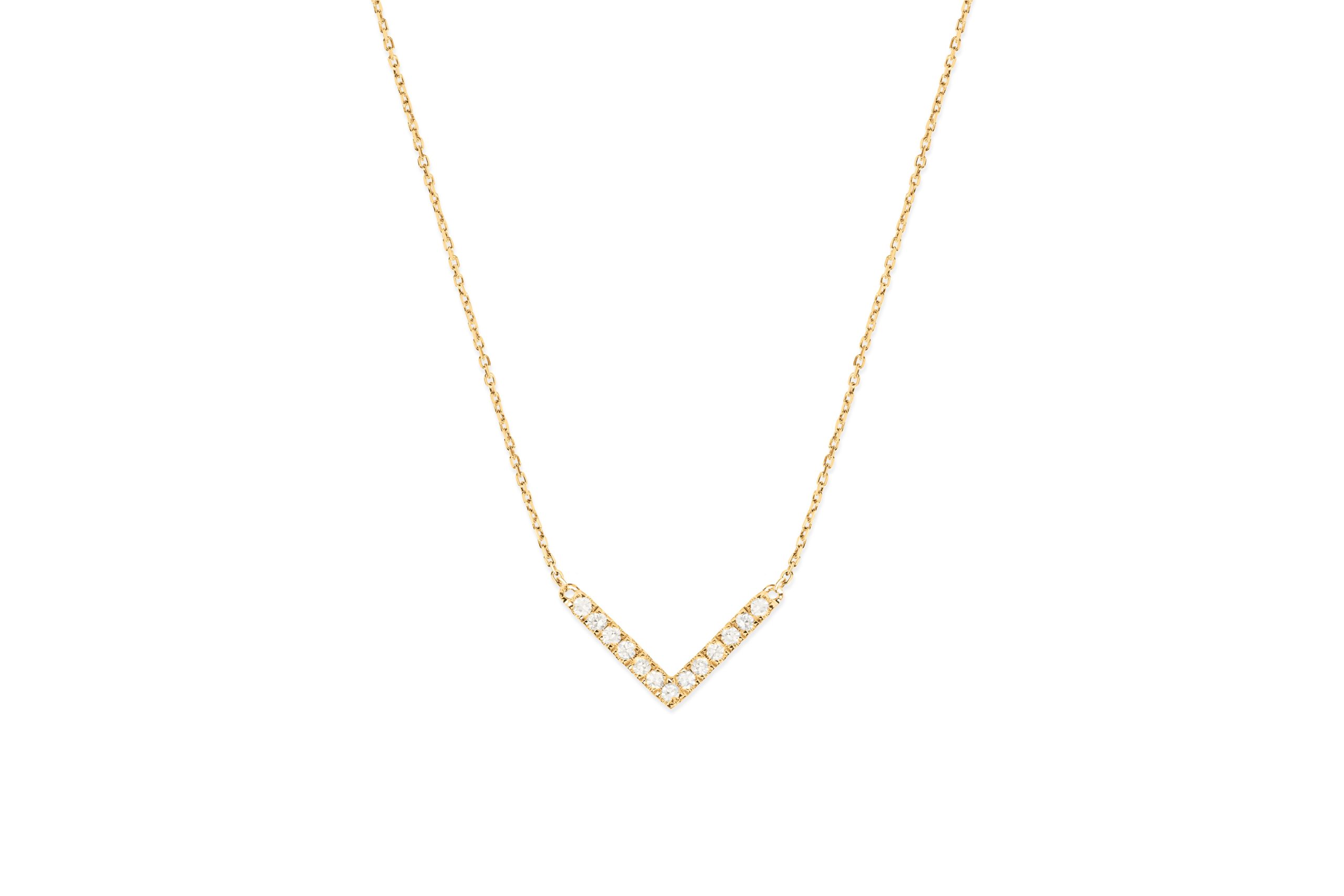 Collar Djula V en oro amarillo