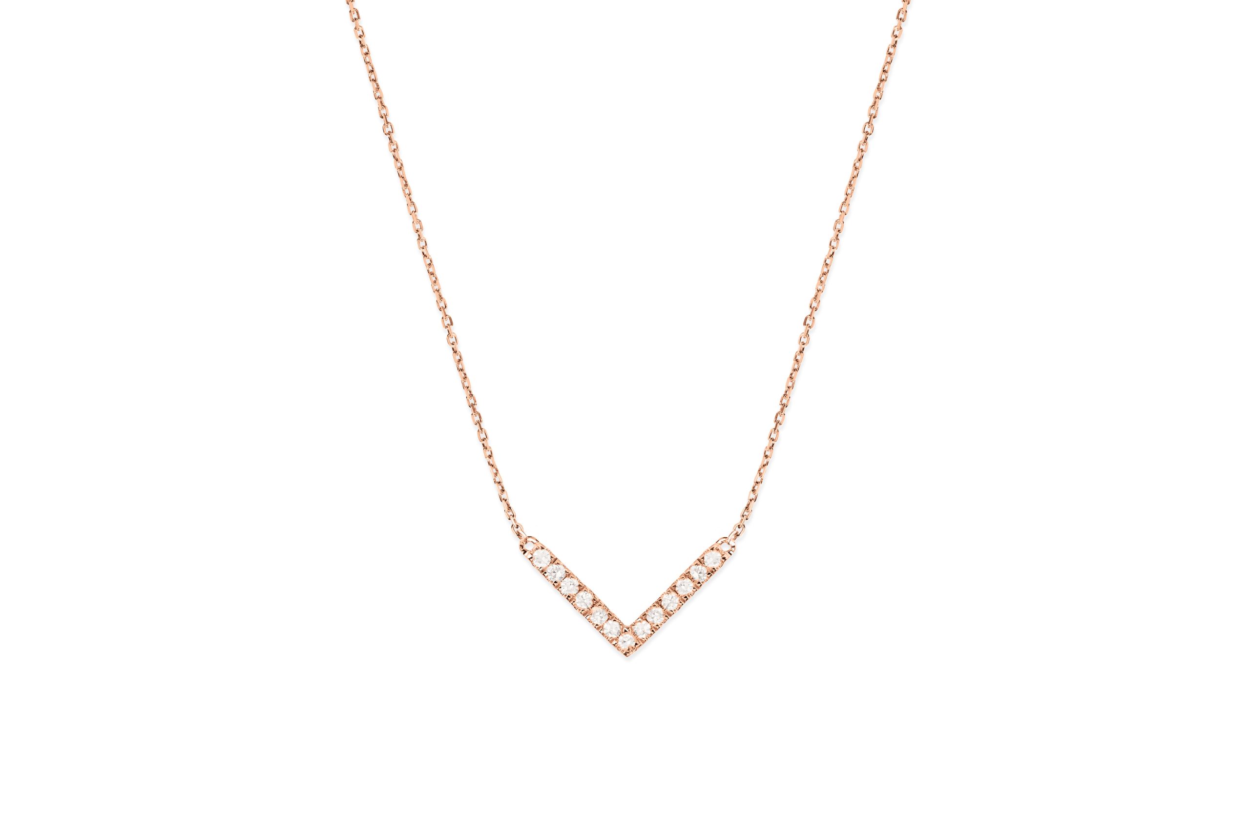 Collar Djula V en oro rosado
