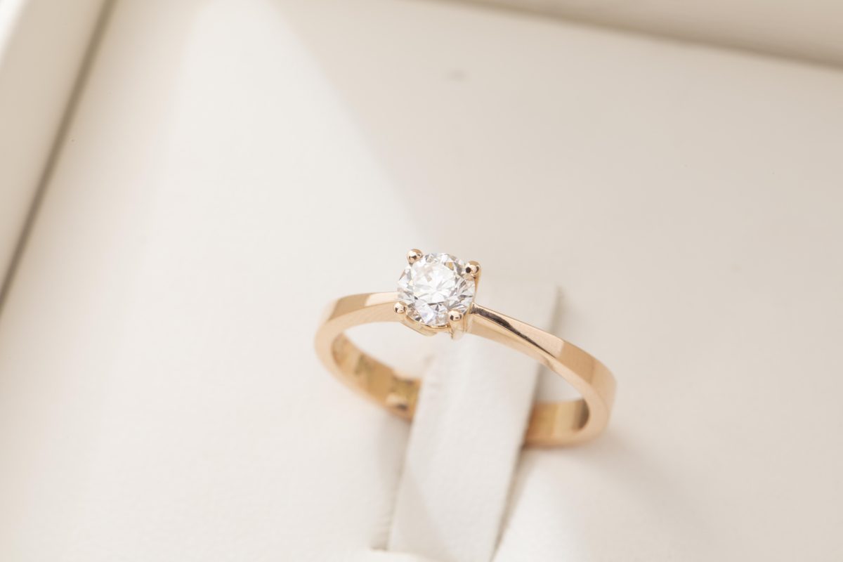Anillo de compromiso Rocío 0.45Ct.