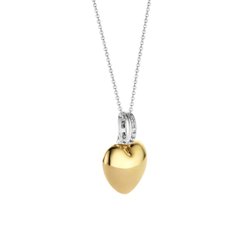 Ti Sento - Heart necklace with pendant