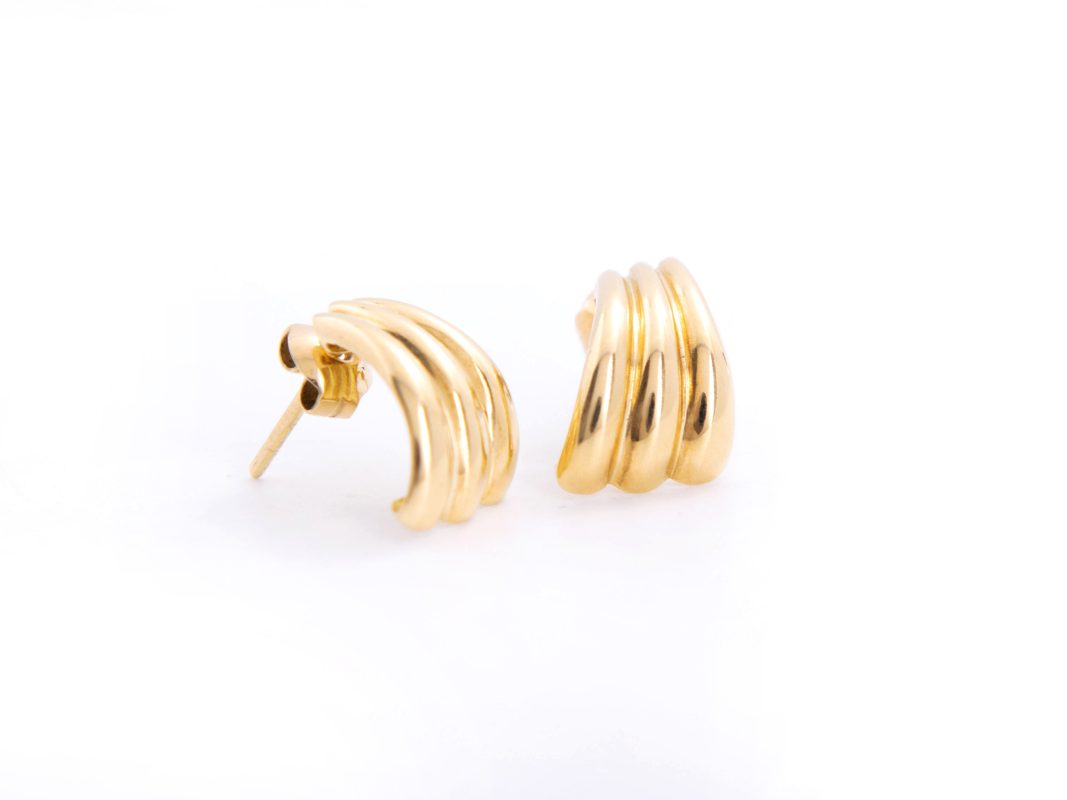 Aretes oro amarillo